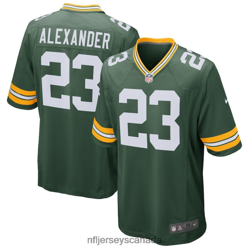Men Green Bay Packers Jaire Alexander Nike Green Game Jersey Clothing NFL TBXFR6108
