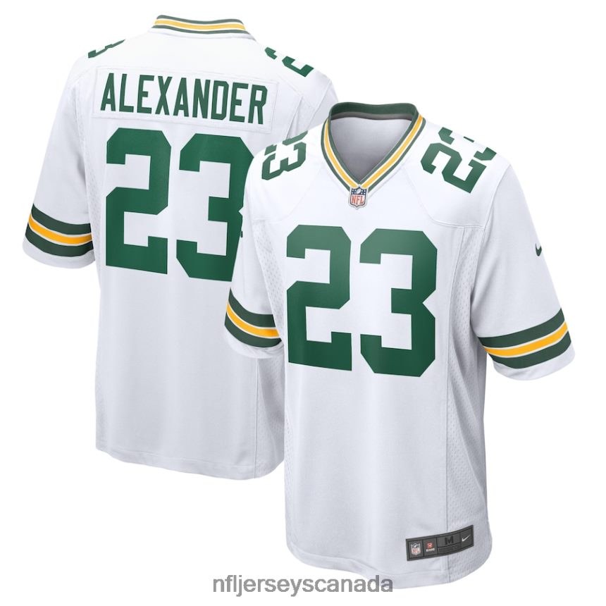 Men Green Bay Packers Jaire Alexander Nike White Game Player Jersey Clothing NFL TBXFR61352
