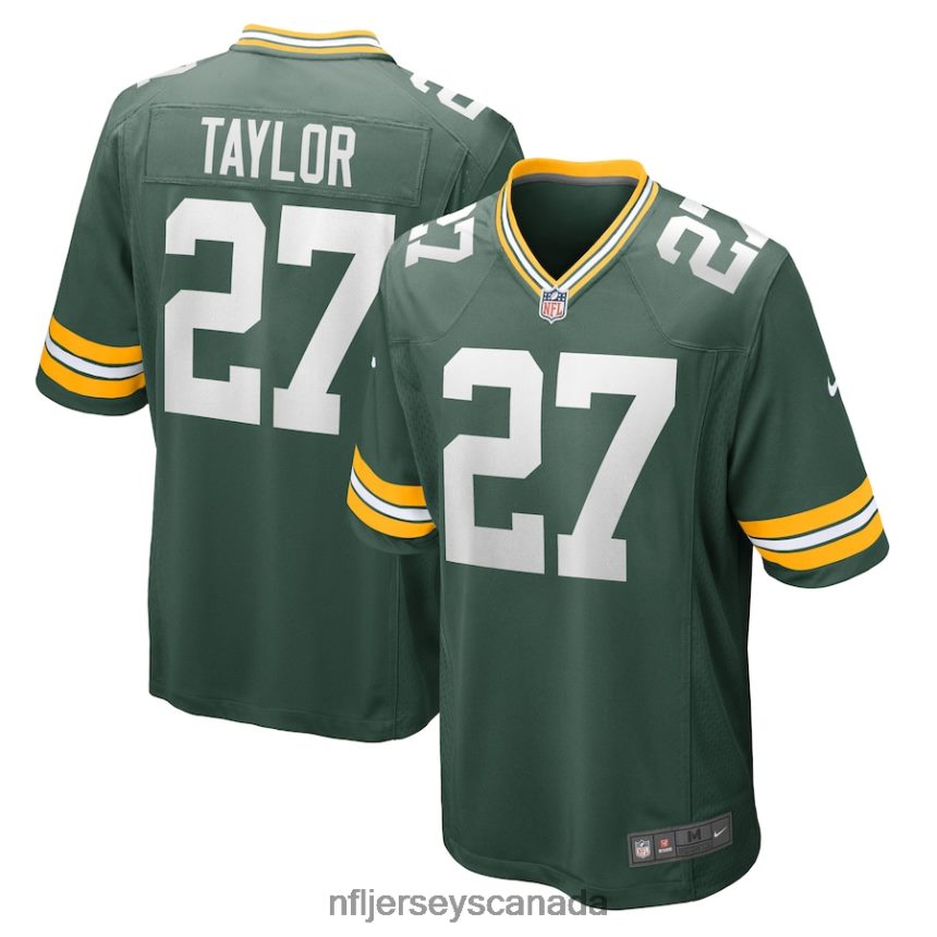 Men Green Bay Packers Patrick Taylor Nike Green Game Player Jersey Clothing NFL TBXFR64286