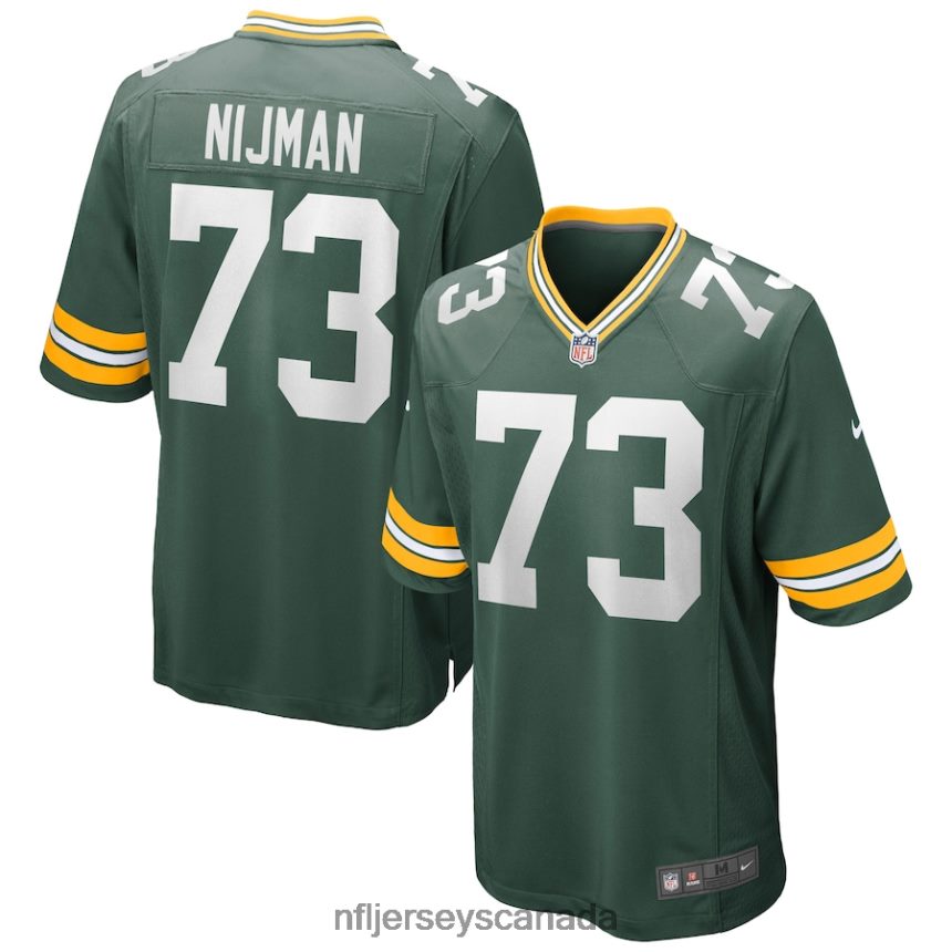 Men Green Bay Packers Yosh Nijman Nike Green Game Jersey Clothing NFL TBXFR66912