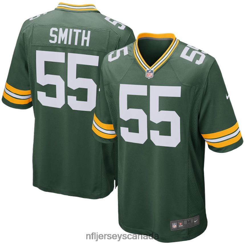Men Green Bay Packers Za'Darius Smith Nike Green Game Player Jersey Clothing NFL TBXFR63065