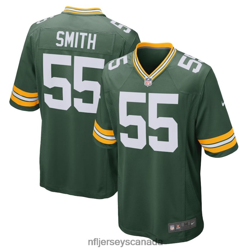 Men Green Bay Packers Za'Darius Smith Nike Green Game Team Jersey Clothing NFL TBXFR61605
