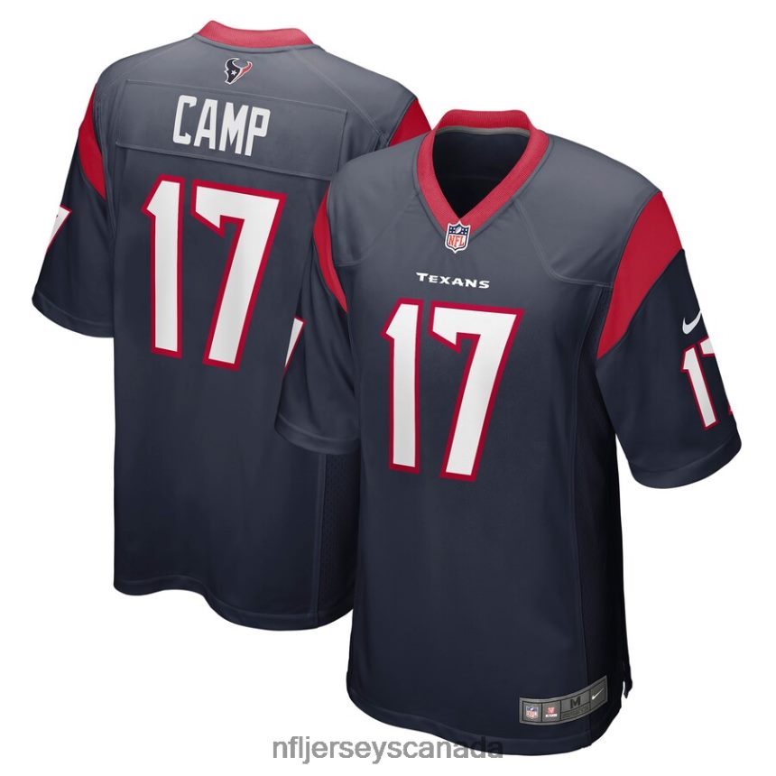 Men Houston Texans Jalen Camp Nike Navy Game Player Jersey Clothing NFL TBXFR66510