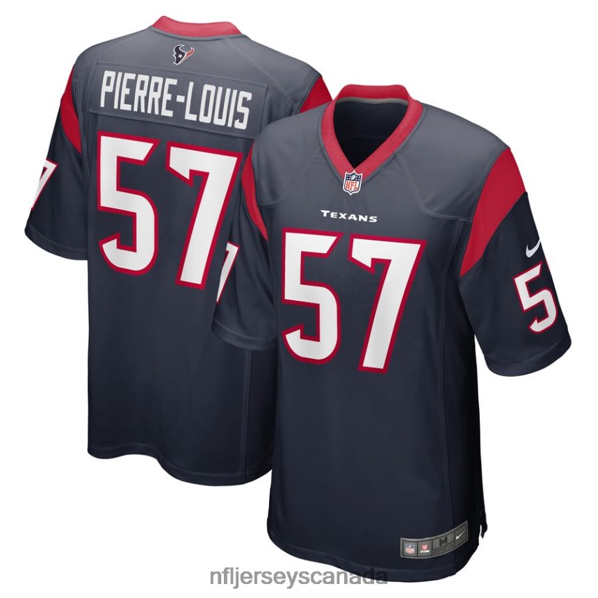 Men Houston Texans Kevin Pierre-Louis Nike Navy Game Player Jersey Clothing NFL TBXFR66862