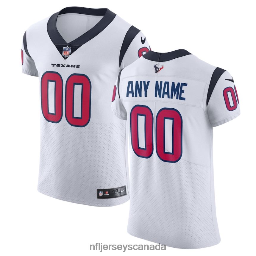 Men Houston Texans Nike White Vapor Untouchable Custom Elite Jersey Clothing NFL TBXFR64916