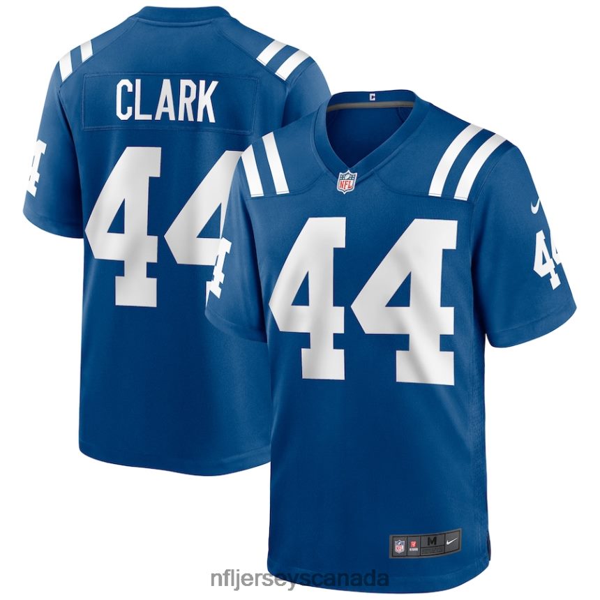 Men Indianapolis Colts Dallas Clark Nike Royal Game Retired Player Jersey Clothing NFL TBXFR66419