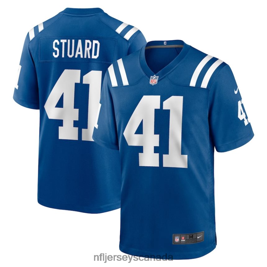 Men Indianapolis Colts Grant Stuard Nike Royal Game Player Jersey Clothing NFL TBXFR62579
