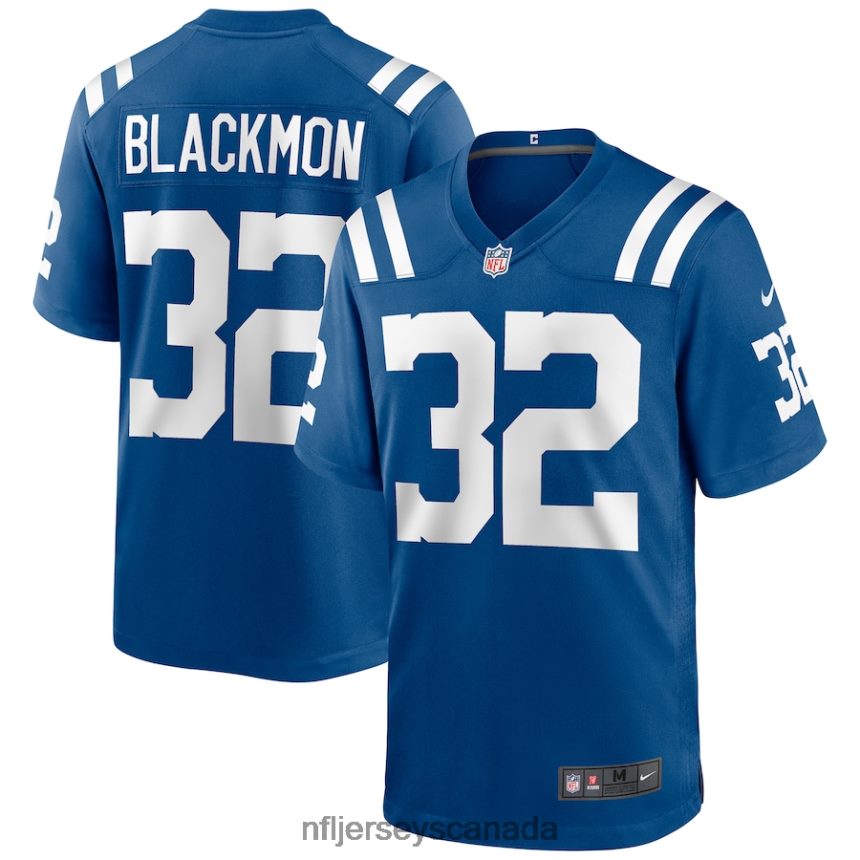 Men Indianapolis Colts Julian Blackmon Nike Royal Game Jersey Clothing NFL TBXFR64347