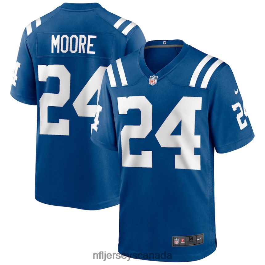 Men Indianapolis Colts Lenny Moore Nike Royal Game Retired Player Jersey Clothing NFL TBXFR66760