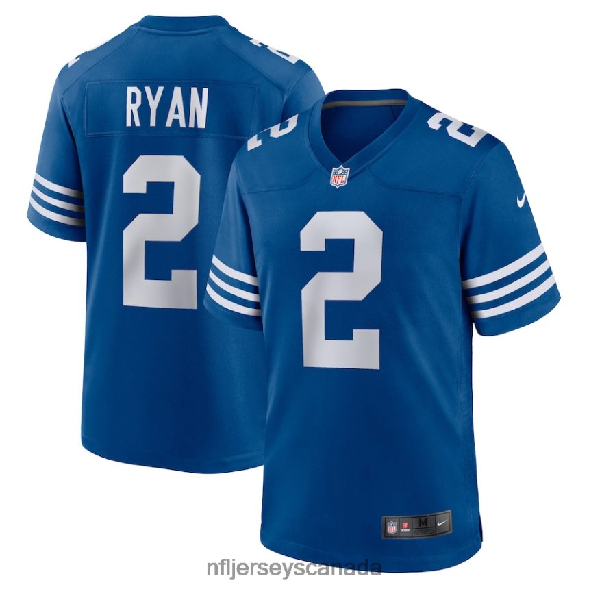 Men Indianapolis Colts Matt Ryan Nike Royal Alternate Game Jersey Clothing NFL TBXFR66596