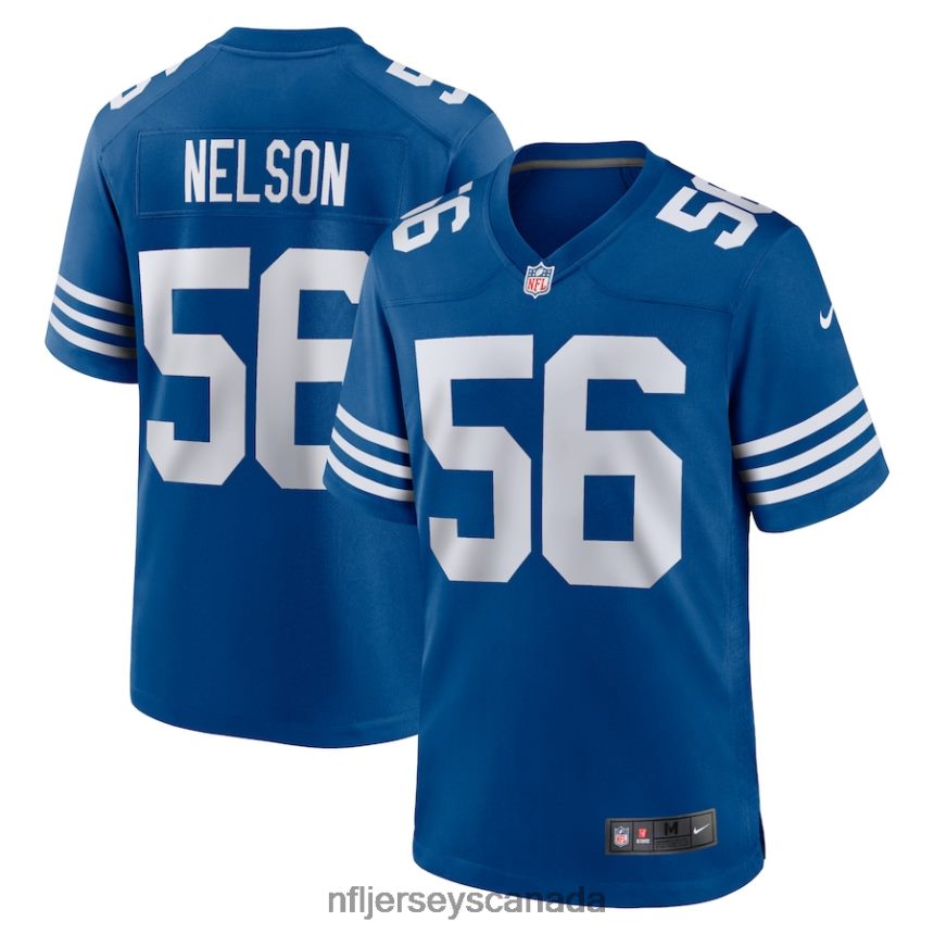 Men Indianapolis Colts Quenton Nelson Nike Royal Alternate Game Jersey Clothing NFL TBXFR63326