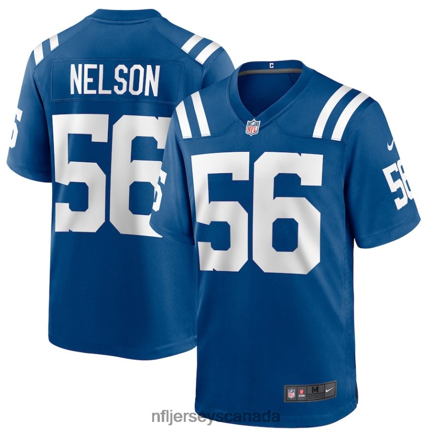 Men Indianapolis Colts Quenton Nelson Nike Royal Game Player Jersey Clothing NFL TBXFR64314