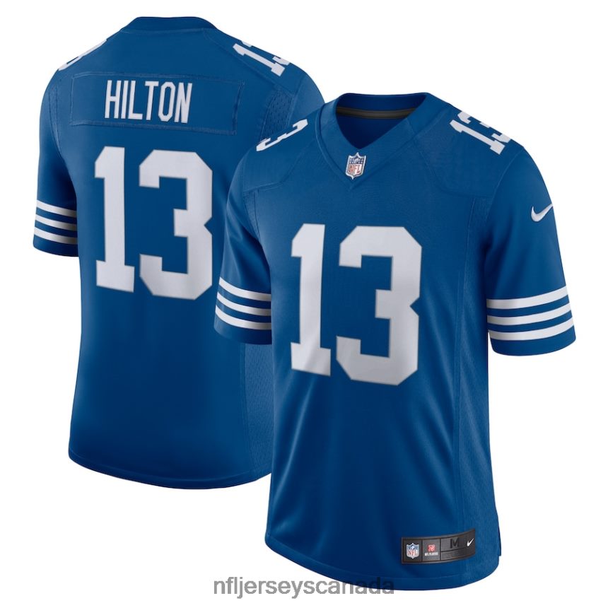 Men Indianapolis Colts T.Y. Hilton Nike Royal Alternate Vapor Limited Jersey Clothing NFL TBXFR64829