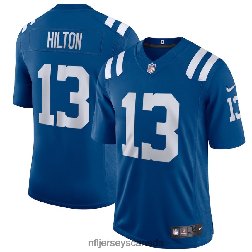 Men Indianapolis Colts T.Y. Hilton Nike Royal Vapor Limited Jersey Clothing NFL TBXFR65354