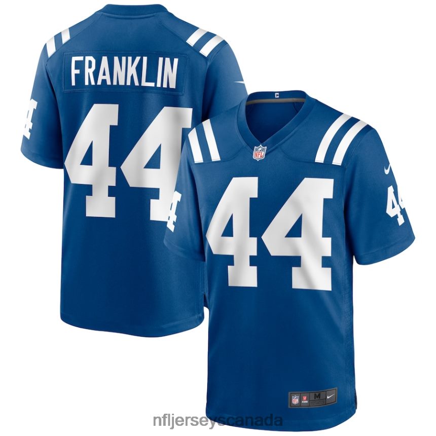 Men Indianapolis Colts Zaire Franklin Nike Royal Game Jersey Clothing NFL TBXFR63655