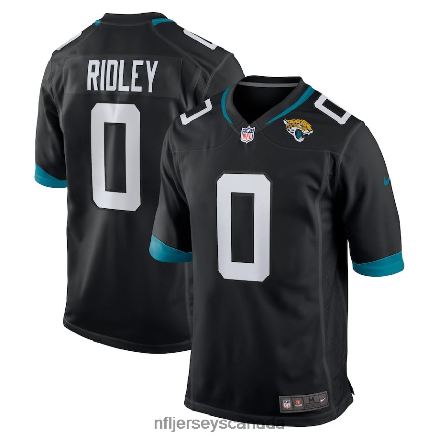 Men Jacksonville Jaguars Calvin Ridley Nike Black Game Jersey Clothing NFL TBXFR6192