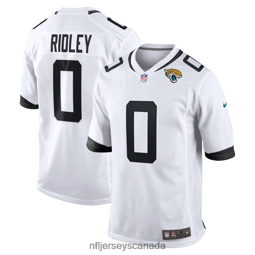 Men Jacksonville Jaguars Calvin Ridley Nike White Game Jersey Clothing NFL TBXFR6499