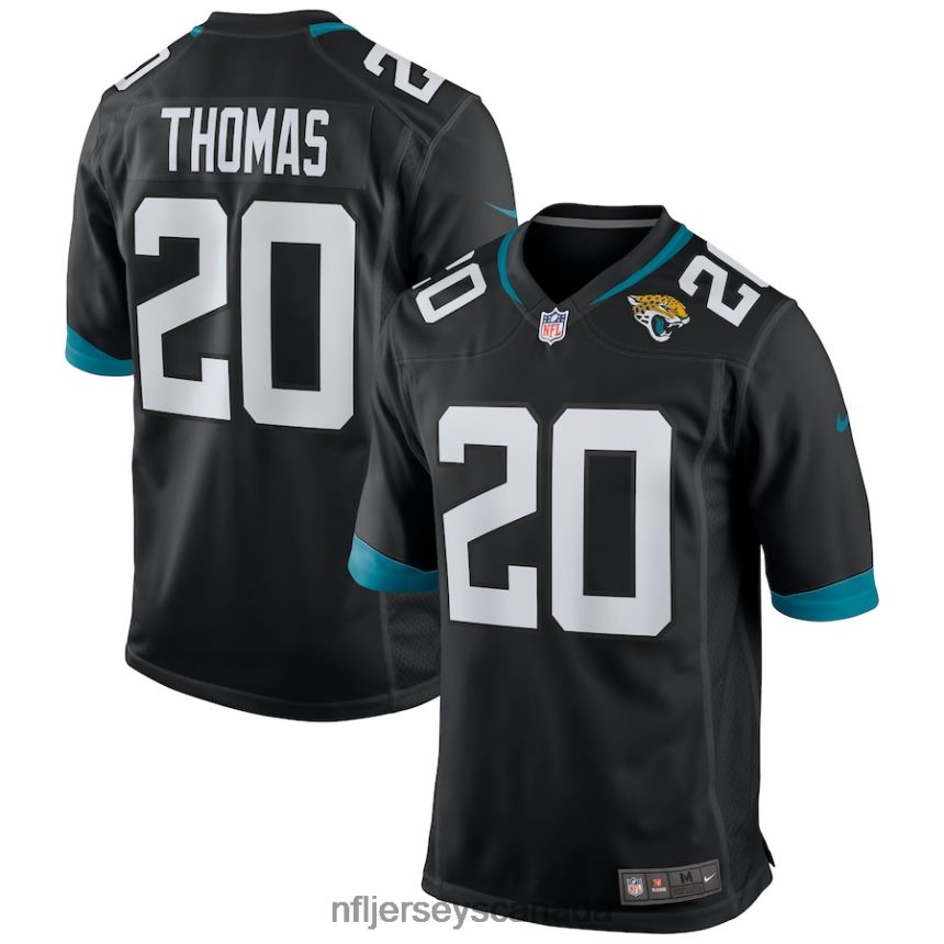 Men Jacksonville Jaguars Daniel Thomas Nike Black Game Jersey Clothing NFL TBXFR64510