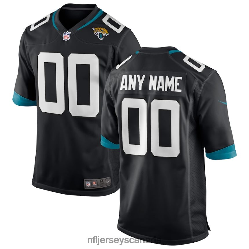Men Jacksonville Jaguars Nike Black Custom Game Jersey Clothing NFL TBXFR6271