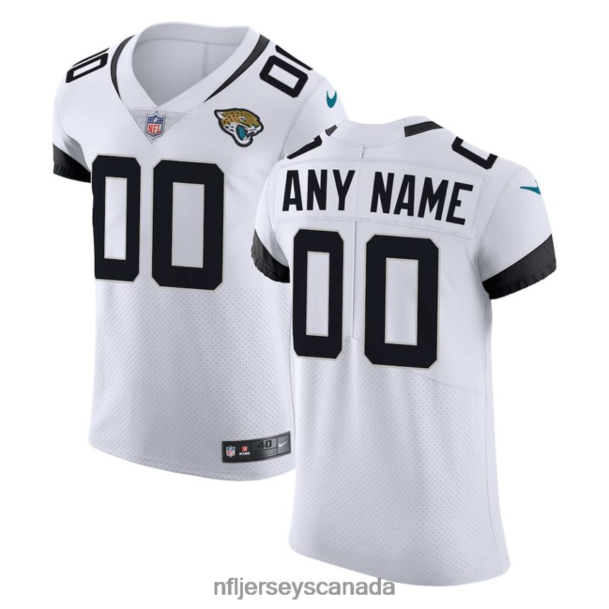 Men Jacksonville Jaguars Nike White Vapor Untouchable Elite Custom Jersey Clothing NFL TBXFR64987