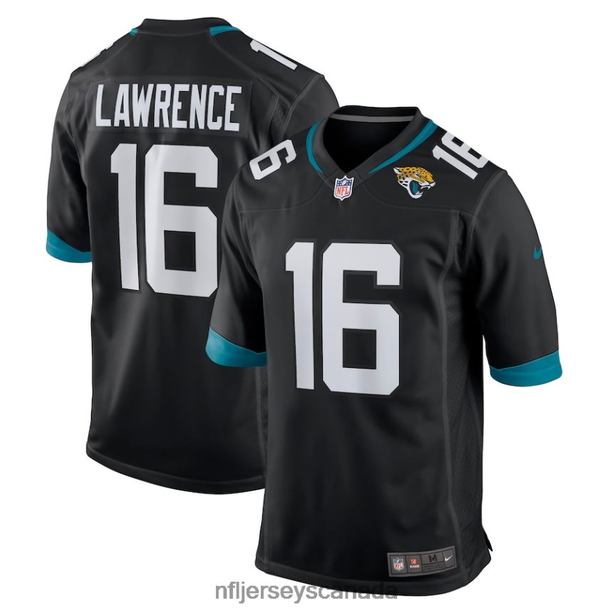 Men Jacksonville Jaguars Trevor Lawrence Nike Black Alternate Player Game Jersey Clothing NFL TBXFR6871