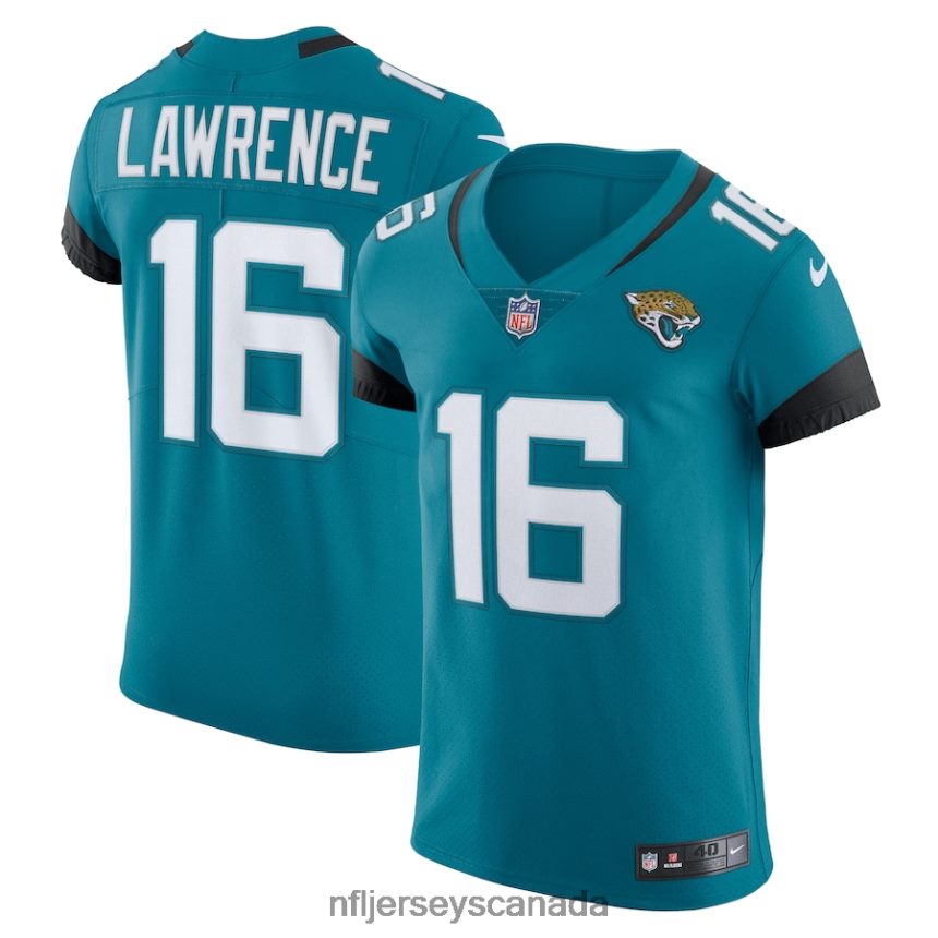Men Jacksonville Jaguars Trevor Lawrence Nike Teal Vapor Elite Jersey Clothing NFL TBXFR6600