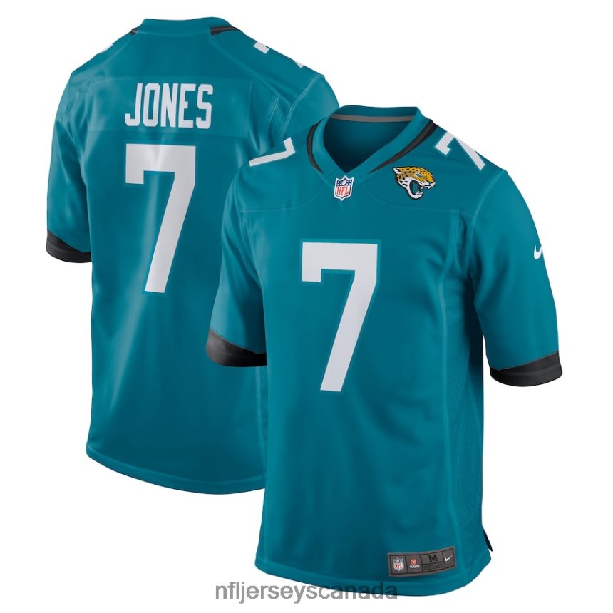 Men Jacksonville Jaguars Zay Jones Nike Teal Game Jersey Clothing NFL TBXFR63010