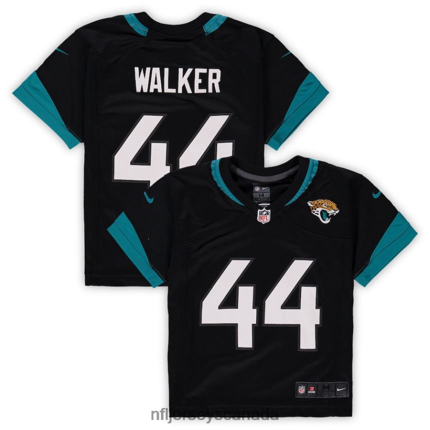 Men Preschool Jacksonville Jaguars Travon Walker Nike Black Game Jersey Clothing NFL TBXFR61952