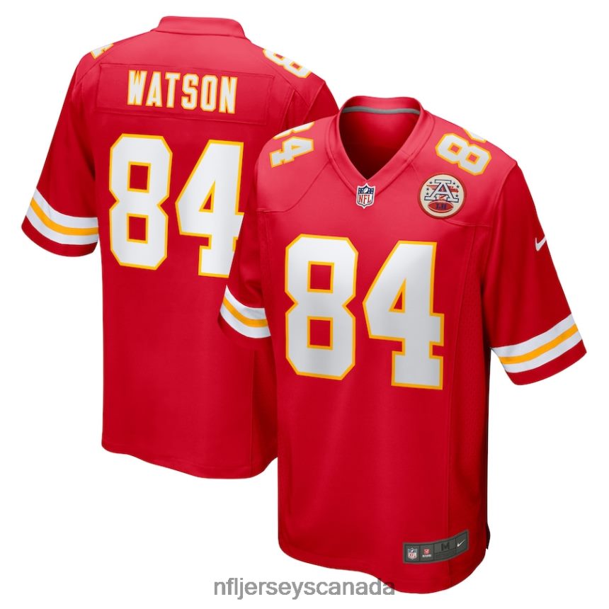 Men Kansas City Chiefs Justin Watson Nike Red Game Player Jersey Clothing NFL TBXFR61932