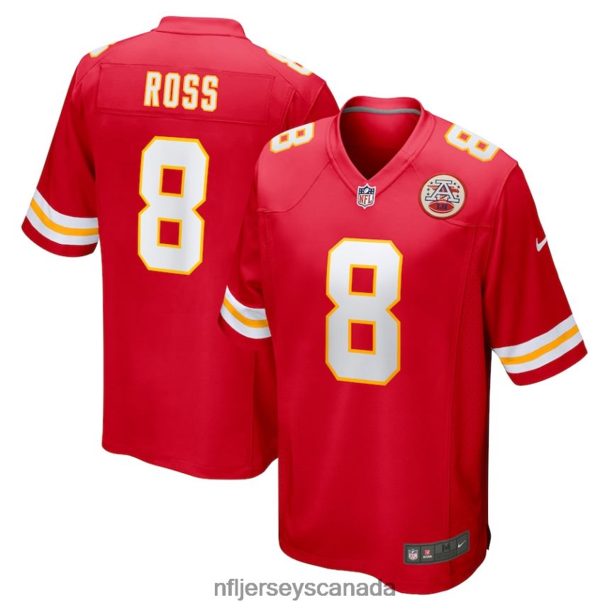 Men Kansas City Chiefs Justyn Ross Nike Red Home Game Player Jersey Clothing NFL TBXFR62864