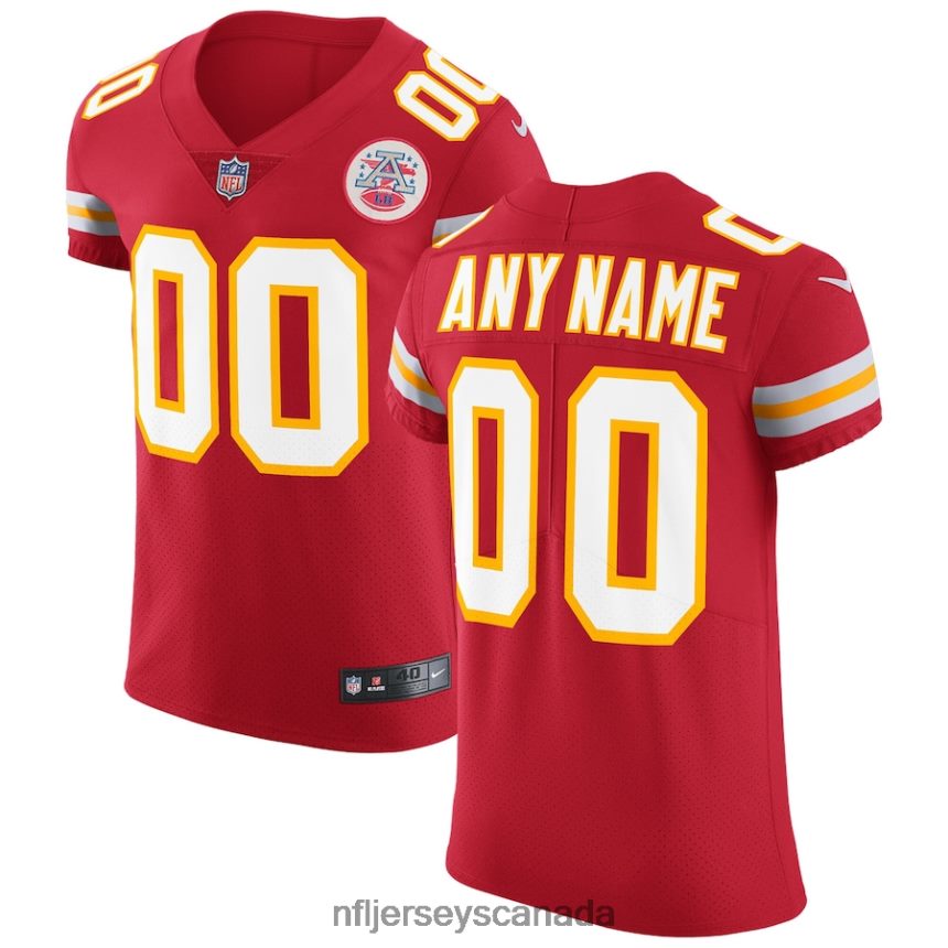 Men Kansas City Chiefs Nike Red Vapor Untouchable Custom Elite Jersey Clothing NFL TBXFR6156