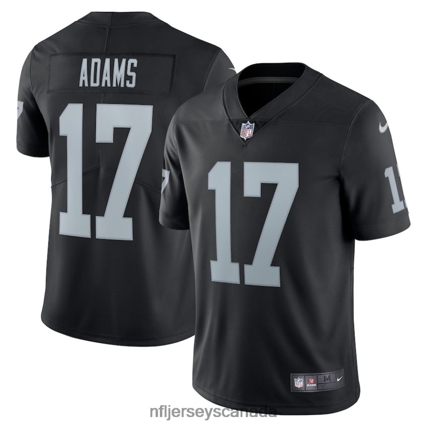 Men Las Vegas Raiders Davante Adams Nike Black Vapor Limited Jersey Clothing NFL TBXFR659