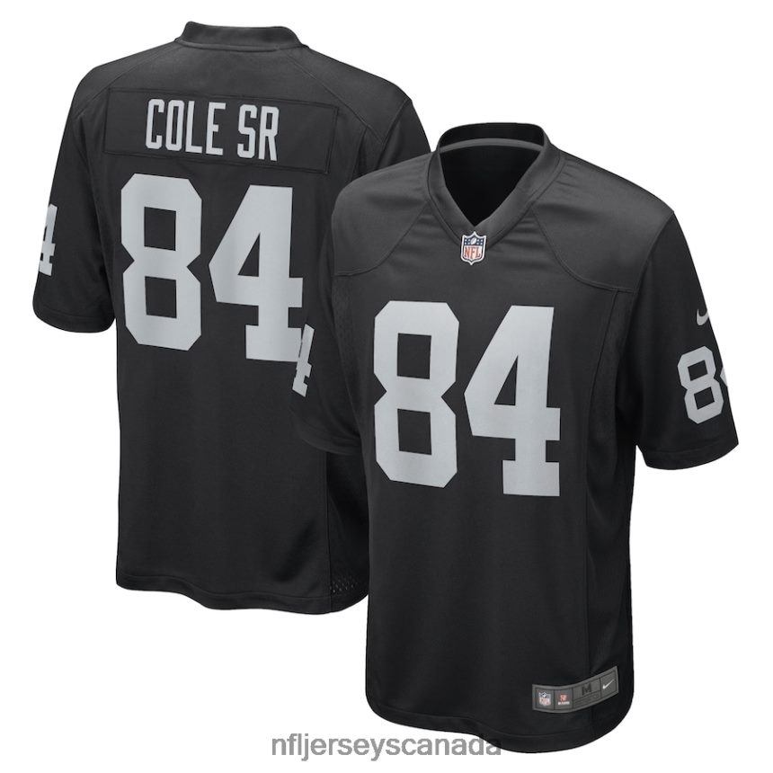 Men Las Vegas Raiders Keelan Cole Nike Black Game Player Jersey Clothing NFL TBXFR66603