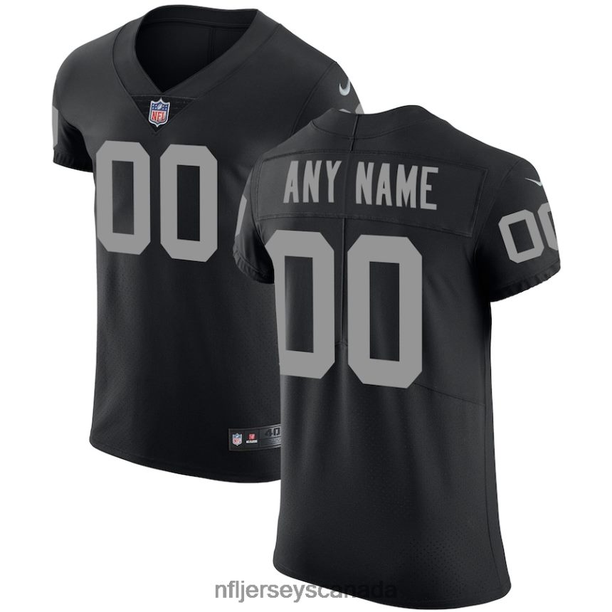 Men Las Vegas Raiders Nike Black Vapor Untouchable Custom Elite Jersey Clothing NFL TBXFR6612