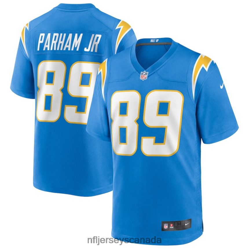 Men Los Angeles Chargers Donald Parham Jr. Nike Powder Blue Game Jersey Clothing NFL TBXFR63801
