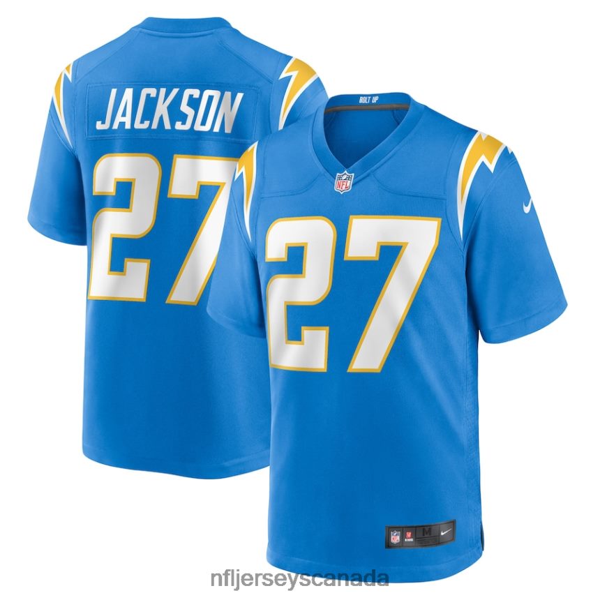 Men Los Angeles Chargers J.C. Jackson Nike Powder Blue Game Jersey Clothing NFL TBXFR63084