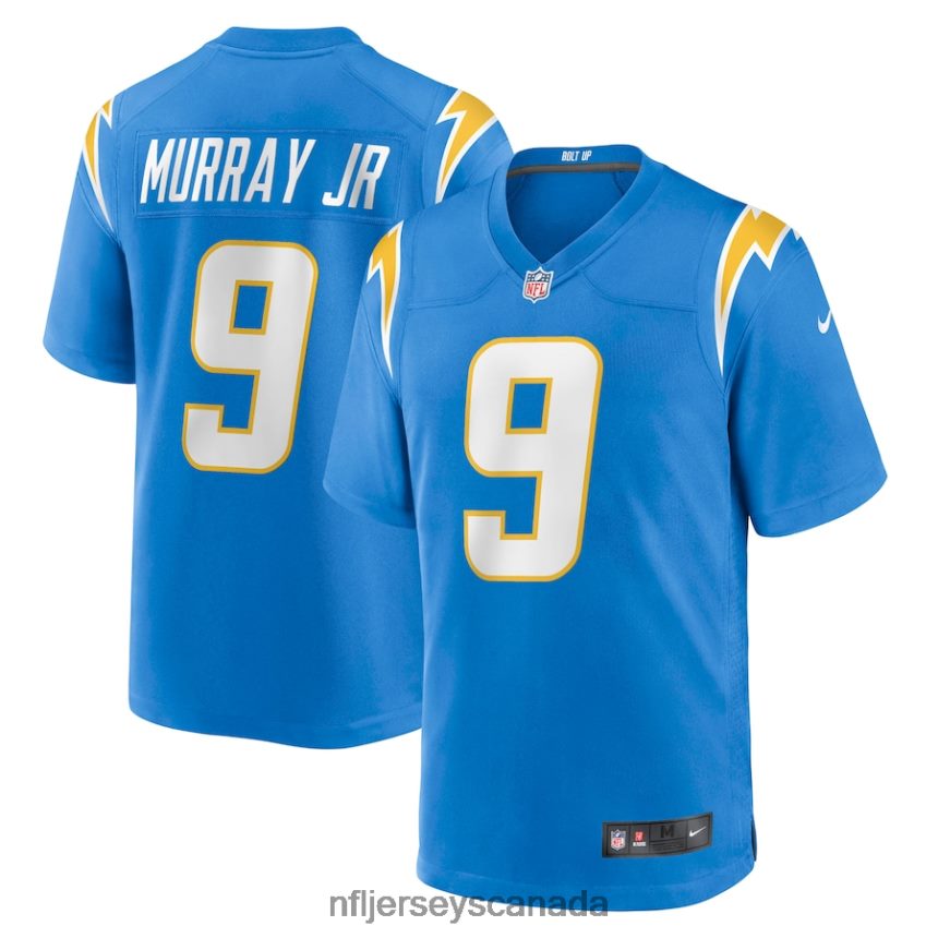 Men Los Angeles Chargers Kenneth Murray Jr. Nike Powder Blue Game Jersey Clothing NFL TBXFR64068