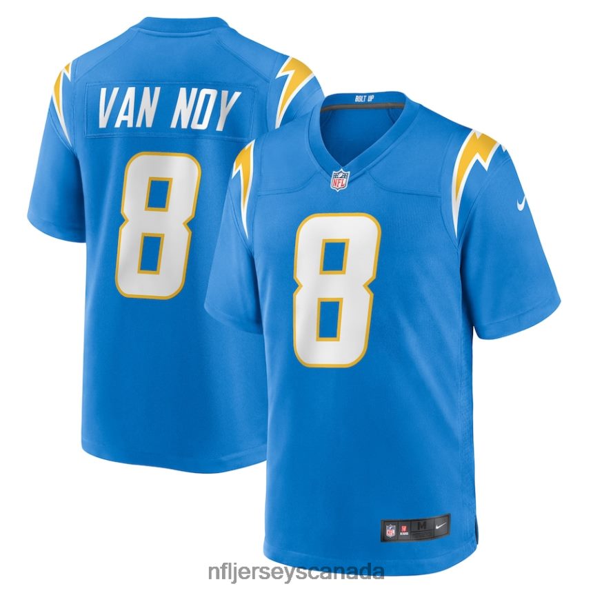 Men Los Angeles Chargers Kyle Van Noy Nike Powder Blue Player Game Jersey Clothing NFL TBXFR67068