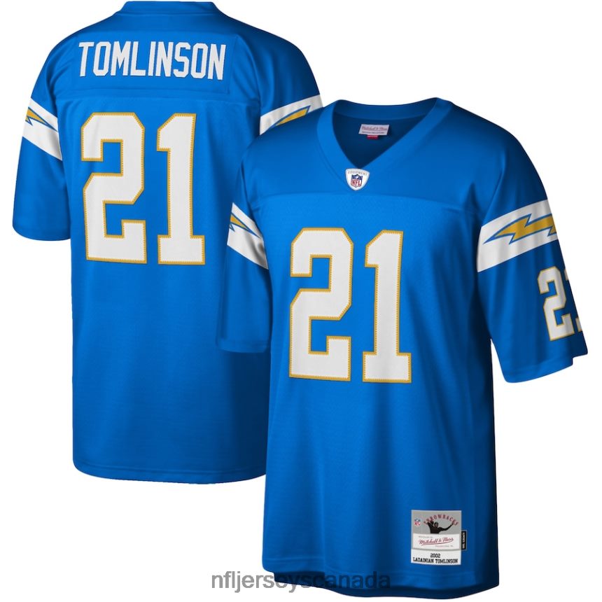 Men Los Angeles Chargers LaDainian Tomlinson Mitchell & Ness Powder Blue 2009 Legacy Replica Jersey Clothing NFL TBXFR63641