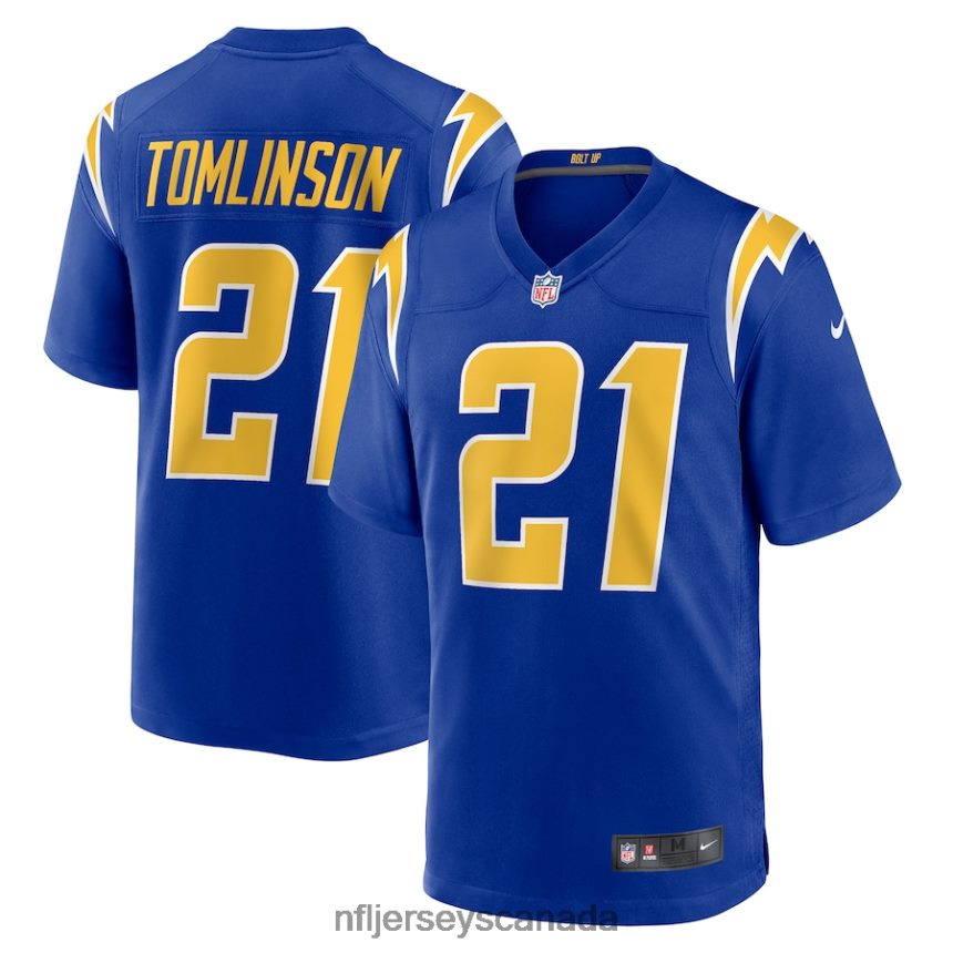 Men Los Angeles Chargers LaDainian Tomlinson Nike Royal Retired Player Alternate Game Jersey Clothing NFL TBXFR62156