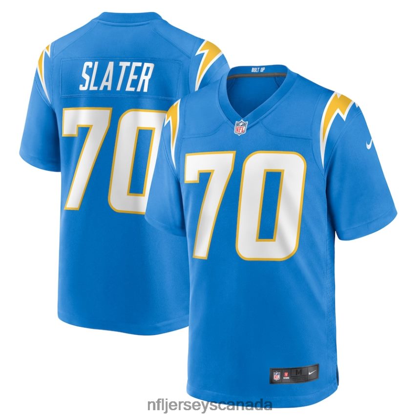 Men Los Angeles Chargers Rashawn Slater Nike Powder Blue Game Jersey Clothing NFL TBXFR63228