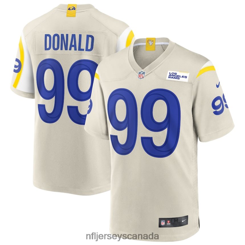 Men Los Angeles Rams Aaron Donald Nike Bone Game Jersey Clothing NFL TBXFR6603