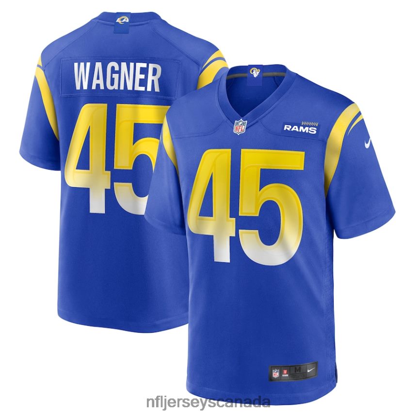 Men Los Angeles Rams Bobby Wagner Nike Royal Game Jersey Clothing NFL TBXFR6666