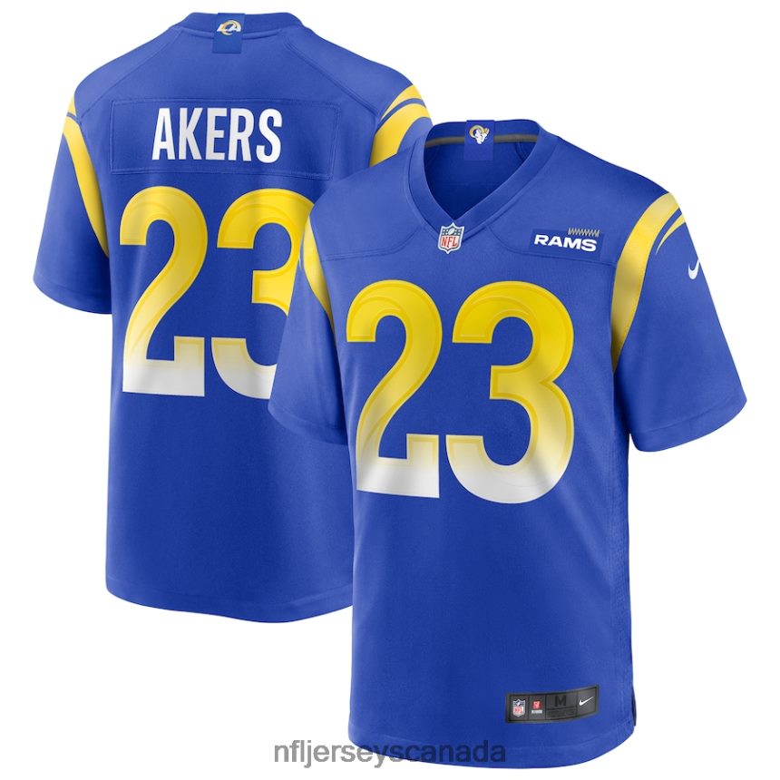 Men Los Angeles Rams Cam Akers Nike Royal Game Player Jersey Clothing NFL TBXFR63280
