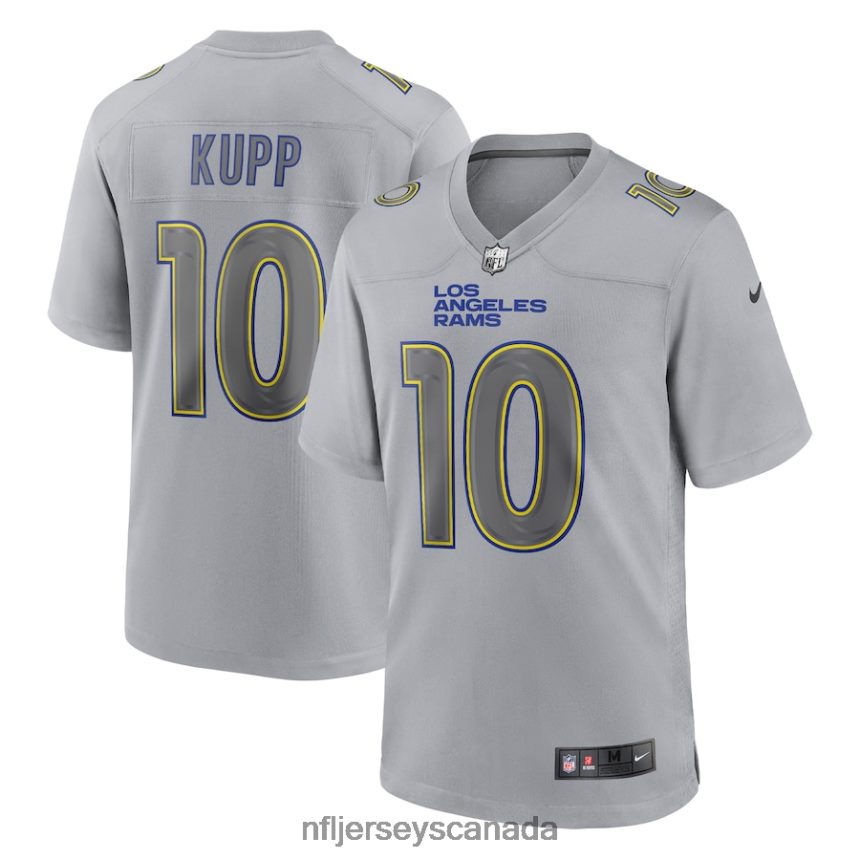 Men Los Angeles Rams Cooper Kupp Nike Gray Atmosphere Fashion Game Jersey Clothing NFL TBXFR63626