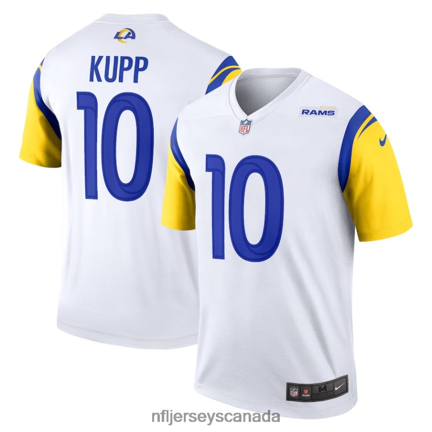 Men Los Angeles Rams Cooper Kupp Nike White Legend Jersey Clothing NFL TBXFR6583