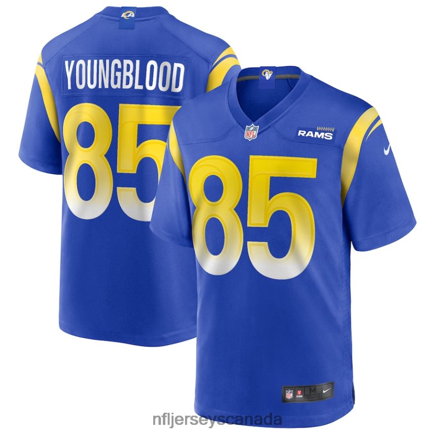 Men Los Angeles Rams Jack Youngblood Nike Royal Game Retired Player Jersey Clothing NFL TBXFR62560