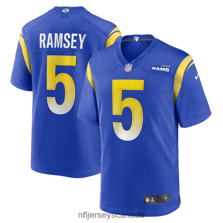 Men Los Angeles Rams Jalen Ramsey Nike Royal Team Game Jersey Clothing NFL TBXFR62916