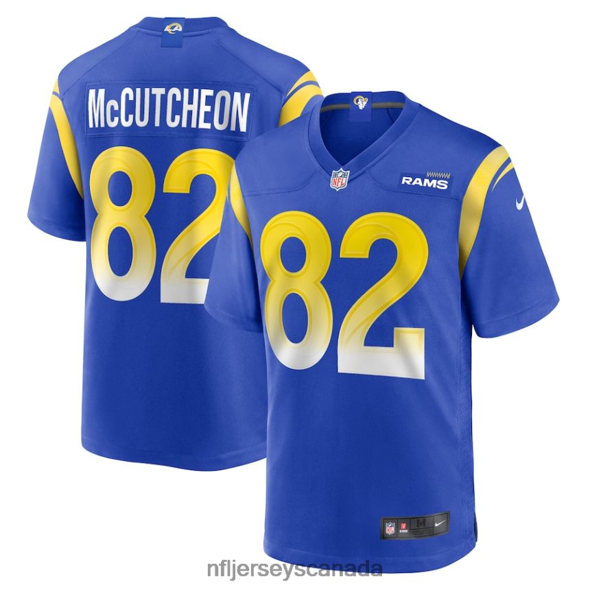 Men Los Angeles Rams Lance McCutcheon Nike Royal Game Player Jersey Clothing NFL TBXFR65730