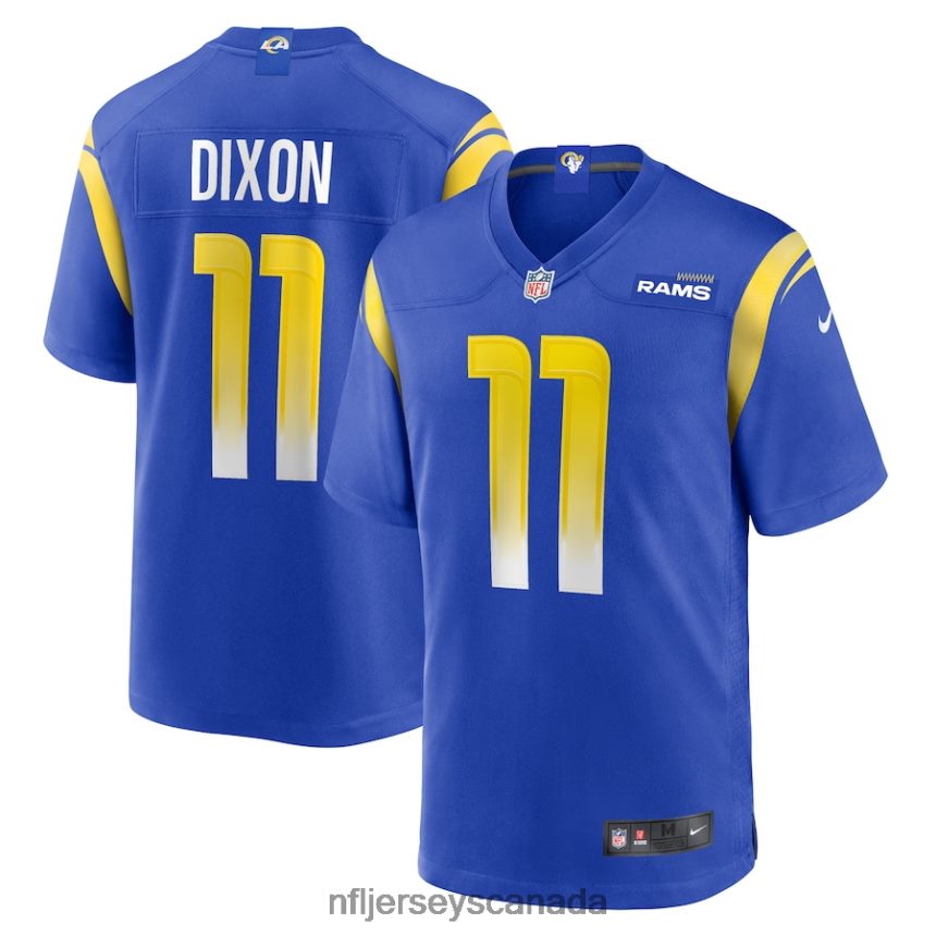 Men Los Angeles Rams Riley Dixon Nike Royal Game Player Jersey Clothing NFL TBXFR64762